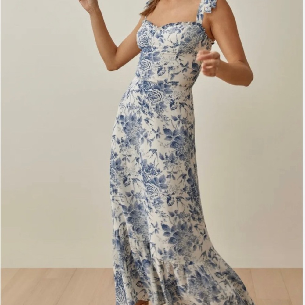 Reformation pompadour Nikita midi dress